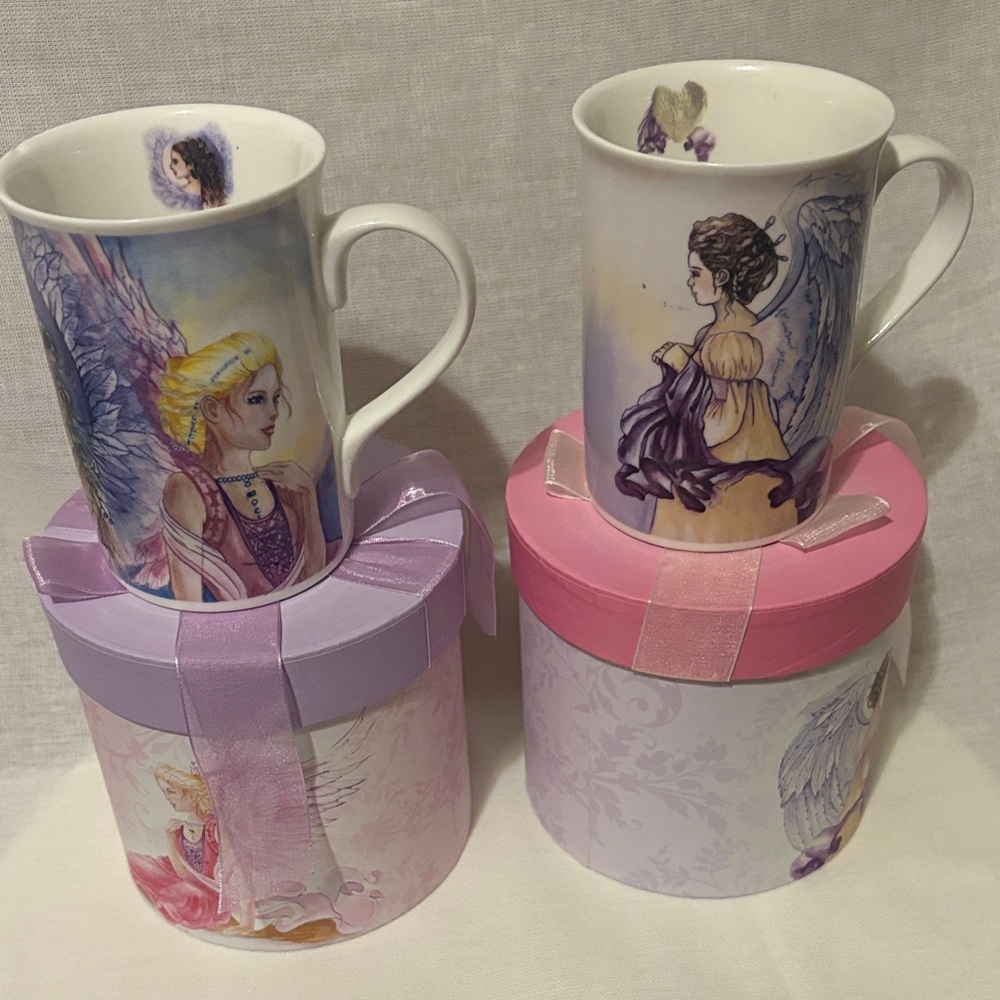 Angel Star 2010 Mugs with Box Two Mug Bundle